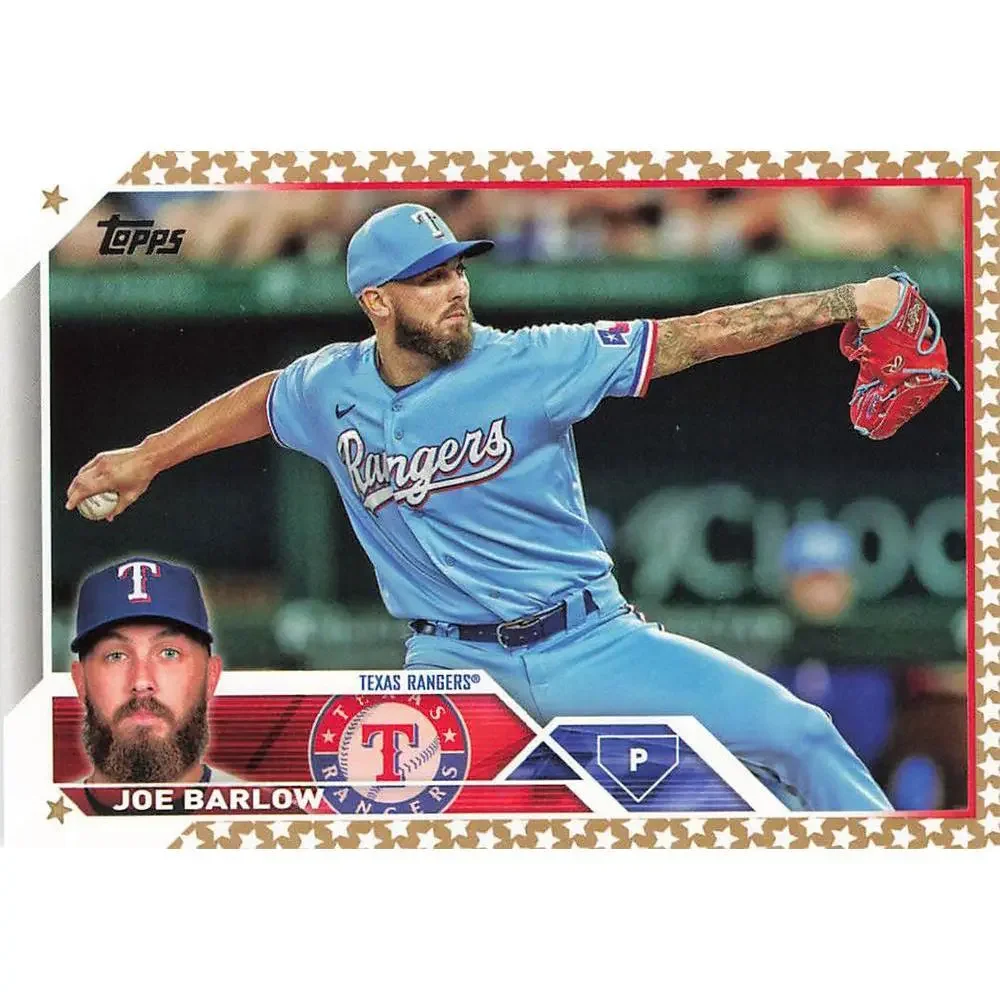 2023 Topps Gold Star Joe Barlow #139 Texas Rangers